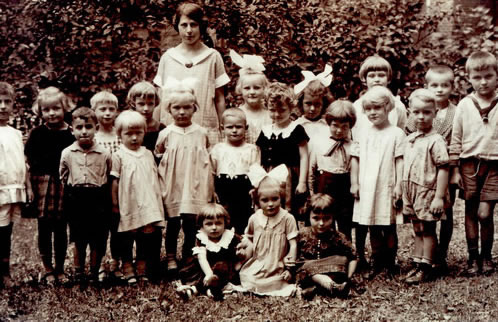 Kindergarten Ulmenstraße 34 im Jahr 1928